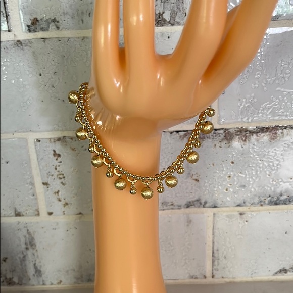 Talbots Jewelry - Talbots Gold Beaded Charm Bracelet  Excellent Condition Perfect